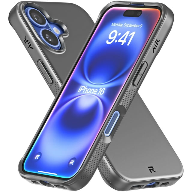 Funda REBEL Air² Serie para iPhone 16 6.1'' 2024 Negra