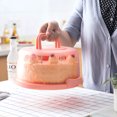 thumbnail image 3 of Portable Cupcake Carrier Food Preservation Boxwith Handle Transparent Cake Box, 3 of 6