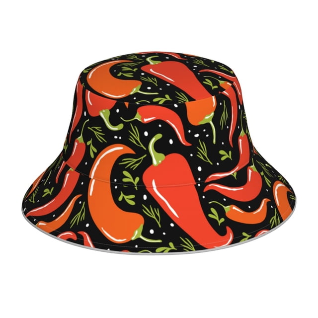 Balery Red Hot Chili Sombreros para el sol para hombre y mujer, sombrero de pescador con UPF 50+
