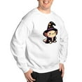 thumbnail image 4 of CafePress - Axolotl Wizard Fantasy Pet - Crew Neck Sweatshirt, 4 of 5