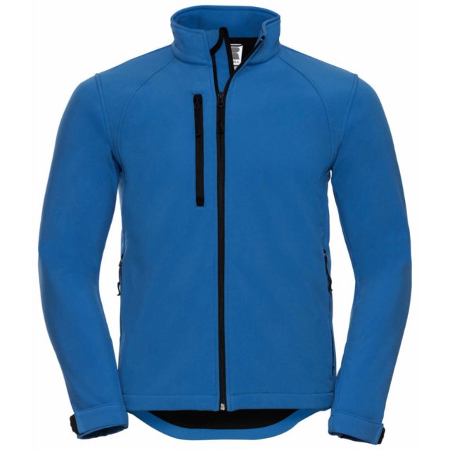 Russell Veste Coquille Souple Imperméable et Coupe-Vent pour Hommes