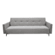 thumbnail image 1 of Sofá Cama Reclinable Paris Lino Plata, Brazos separados, Futon 3 Posiciones EL BAZAR STORE Moderno abotonado, 1 of 8