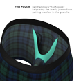 thumbnail image 2 of The Black Watch - Shinesty Tartan Plaid Ball Hammock Pouch Underwear With Fly  2X, 2 of 5