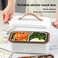 thumbnail image 3 of Wzzjkit Lunch Boîte à Scellée Chauffable Boîte de Rangement pour Aliments Portable Chauffage au Micro-Ondes Multifonctionnelle Électrique Isolation Thermique Boîte Bento pour Hommes Femmes Adultes Enfants Travail Pique-Nique Boîte à Lunch, 3 of 5