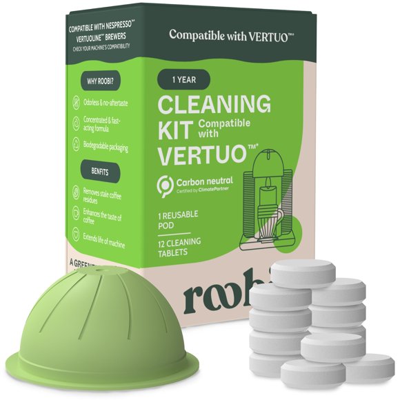 Kit de limpieza Roobi compatible con Nespresso Vertuoline