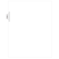 thumbnail image 2 of Exhibitindexes® Side Exhibit Tabs Letter Size AVE Style Bold Font Package of 25 - Made in The USA, 2 of 3