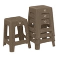 thumbnail image 1 of Kit 4 Bancos Cuadrado Para Exterior E Interior (Gris Calido), 1 of 4