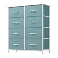 thumbnail image 5 of Dextrus Fabric Dresser for Bedroom, Tall Storage Dresser with 8 Drawers for Adult, Green, 5 of 7