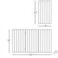 thumbnail image 2 of Trademark Poker Petmaker 80-62875-WT Wooden Pet Gate, White - 54 x 32 in., 2 of 7