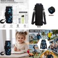 thumbnail image 7 of KUIFORTI Blue Butterfly Print Backpack with Lunchbox, 4Pcs Kids School Bag Set for Girls Elementary Middle School,Bookbag with Pencil Case Water Bottle Sleeve Back to School Supplies, 7 of 7