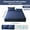 blue, variant on 1 cool quilted waterproof mattress case - super soft, breathable and durable, hypoallergenic hotel quality, tightly fitting sheets, suitable for bedrooms, rooms and hotels, all-season comfort