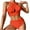 Orange, variant on Plus Size Swimsuit for Women Plus Size Womens Bathing Suit 2 Piece Bathing Suit for Women Summer Swimsuit Outfits 2 Piece Swimsuits