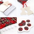 thumbnail image 3 of 2 medias navideñas colgantes con forma de pata grande para perro, para decoración navideña, 45,7 x 28,9 cm, 3 of 5