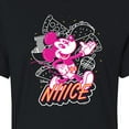 thumbnail image 3 of Disney - Nice Mickey  - Juniors Cropped Cotton Blend T-Shirt, 3 of 5