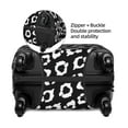 thumbnail image 4 of Fotbe Black Leopard Luggage Cover Protector,Suitcase Protector,Scratch and Dirt Resistant,Fits 18-32 Inch Luggage-Large, 4 of 9
