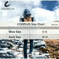 thumbnail image 6 of COOPLUS Mens Crew Athletic Socks Moisture Wicking Cushioned Socks 6 Pairs, 6 of 6