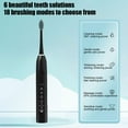 thumbnail image 4 of 2025 NEW Electric Toothbrush With 4 Brush Heads 6 Cleaning Modes IPX7 Water Proofing Two-minute Timer Setting Electric Toothbrush-Newly, 4 of 6