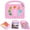Pink, variant on Allytechgroup Kids-Friendly Case for Case for iPad A16 11th Generation 2025 / 10th Gen Case 2022,  Lightweight Convenient Handle Stand EVA Cute DIY Figures Shockproof Cover for Children, Yellow