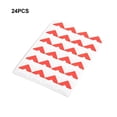 thumbnail image 4 of Justharion 24 Pcs Autocollants Vintage pour Décoration d'Angle, Faciles à Utiliser, Autocollants Kraft d'Angle Rouges, 4 of 6
