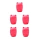 thumbnail image 2 of Jumpingount Caja de almacenamiento de esponjas de maquillaje de gato de silicona, almacenamiento y protección limpios e higiénicos, rosa roja de Type2 NO2, 2 of 6