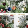 thumbnail image 3 of Crystal Glass Christmas Balls Ornaments,12 Pcs Crystal Xmas Tree Ornaments,Mini Colorful Prism Balls,Hanging Ornament for Wedding Party Home Decor and DIY Craft,Multicolor, 3 of 8