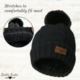 thumbnail image 3 of Britt’s Knits Cozy Classics Pom Hat Warm Knitted Winter Hat - Blush (Women's), 3 of 9