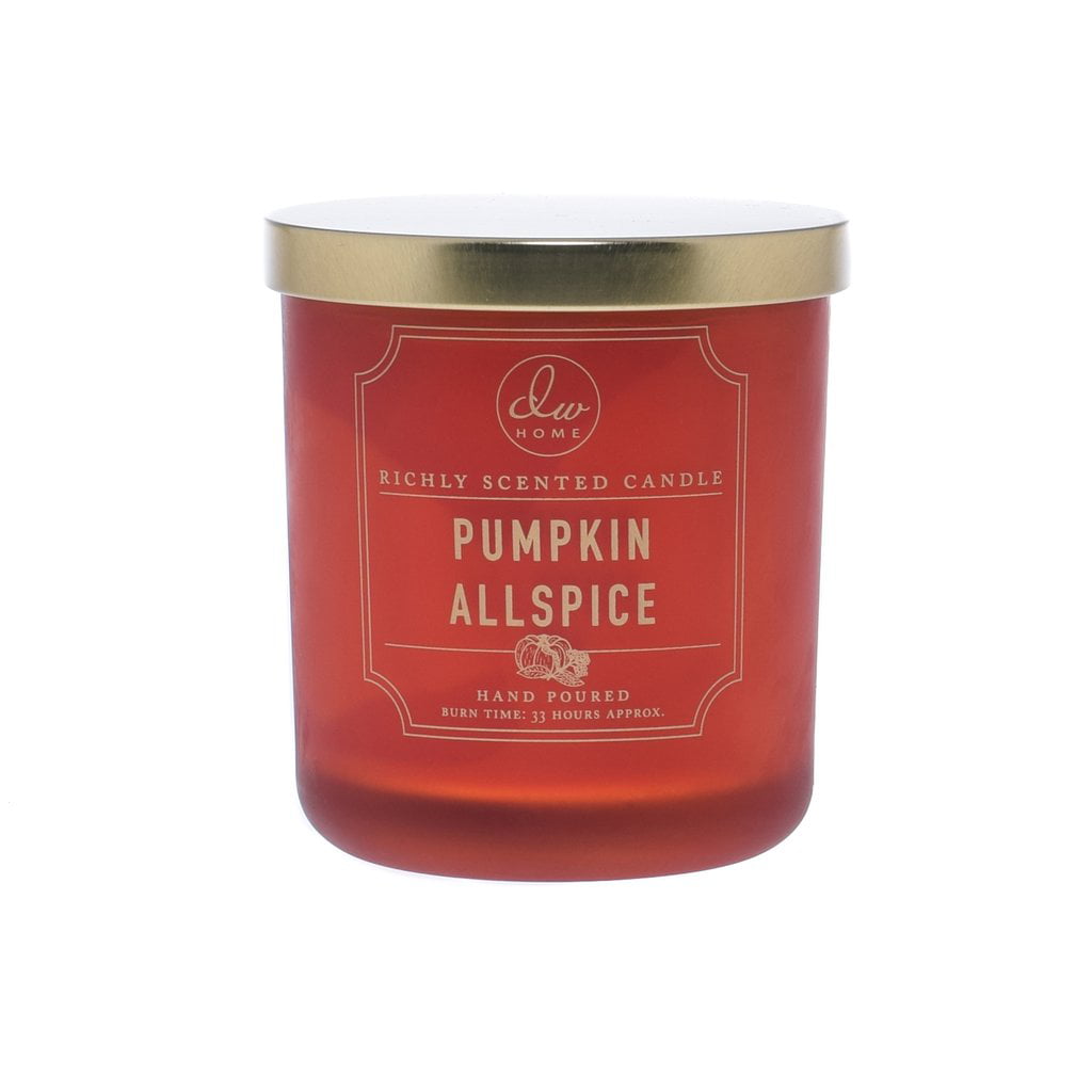 DW Home Richly Scented Candle Warm Tobacco Pipe 33 hour burn Single Wick 9.7oz 