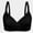 #1- Black, variant on successthop Maternity Bras for Pregnancy Womens Nursing No Wire Push up Bralette Padded Button Front Adjustable Strap Corset Top Full Coverage Crop Cami Top Comfortable Underwear Blue XL