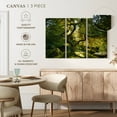 thumbnail image 4 of Elephant Stock Japanese Maple Garden Wall Art - Horizontal Multi Panel Canvas - Lobby Wall Decor - Floral And Botanical Multi Panel - Green And Brown Decor - 23" x 14", 4 of 4