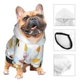 thumbnail image 5 of Yiaed Gnomes Honey Bee Print Dog Hoodie Security Pet Dog Costume Pets Dog Hoodie Sweatshirt with Pocket for Small Dogs-X-Small, 5 of 5