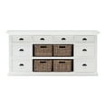 thumbnail image 4 of NovaSolo Provence Storage Cabinet with Hutch in Pure White, 4 of 50