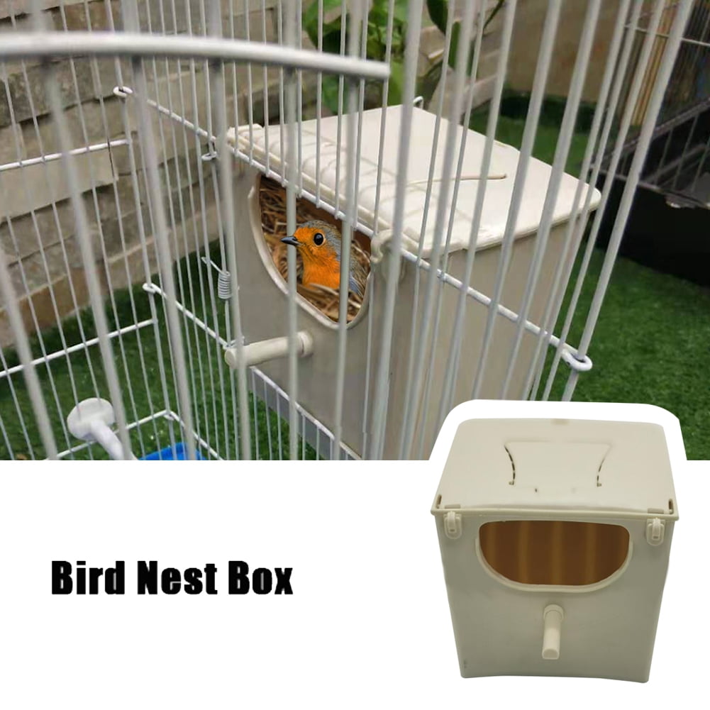 Bird cage with nest box sales
