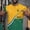Dark Green, variant on Brazilian Soccer Fan Jersey – Men‘s Yellow Green Graphic Tee, Breathable 100% Polyester Athletic Top for Match Day, S-XXL Light Green L