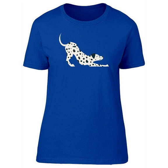Dalmatian Stretching Doodle T-Shirt Women -Image by Shutterstock, Female Medium