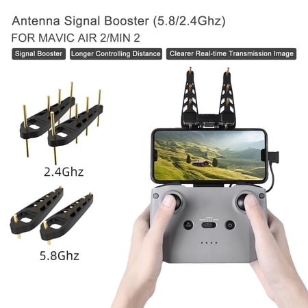 Farfi 2Pcs Remote Control Signal Boosters Drone Accessories for DJI Mavic Mini 2/Air 2