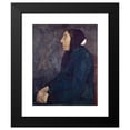 thumbnail image 2 of Paula Modersohn-Becker 12x14 Black Modern Framed Museum Art Print Titled - Sitting Old Peasant Woman (1903), 2 of 5