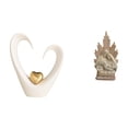 thumbnail image 1 of Figura de escritorio,Escultura de corazón para escritorio,oficina,decoración del hogar,Estatua católica,Colección de figuritas de la Sagrada Familia,Escultura católica de la Santísima, 1 of 8