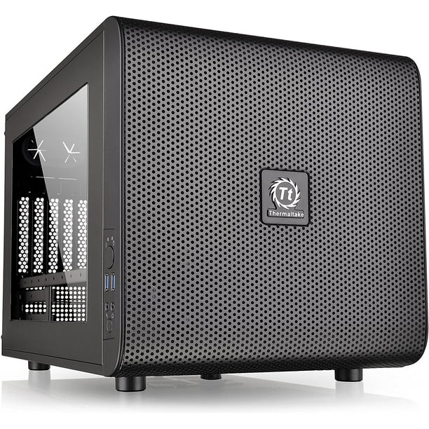 Thermaltake Core V21 Spcc Micro Atx Cube Computer Chassis Ca 1d5 00s1wn 00 Black Walmart Com Walmart Com Thermaltake Core V21 Spcc Micro Atx Cube Computer Chassis Ca 1d5 00s1wn 00 Black Walmart Com Walmart Com