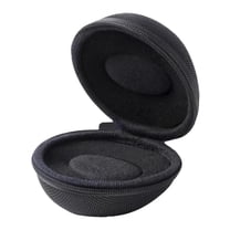 Milageto Portable Single Watch Box Multipurpose Black Sturdy with Zipper Storage Case