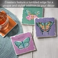 thumbnail image 5 of Thirstystone Butterfly Beauties 4-Pack Assorted Tumbled Tile Coasters, 5 of 6