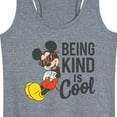 thumbnail image 3 of Mickey & Friends - Mickey Kind Is Cool - Women's Racerback Tank Top, 3 of 5