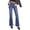 Dusk Blue, variant on Womens Bootcut Denim Jeans Wide Leg Pants | Stretchy, High Waisted Rise, Flare Bell Bottom, Pockets, Trendy Casual, Going Out Outfits, Fall Winter Fashion Clothing