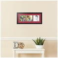 thumbnail image 2 of ArtToFrames Collage Photo Picture Frame with 3 - 6x6 Openings, Framed in Black with Rouge and Black Mats (CDM-3926-66), 2 of 8