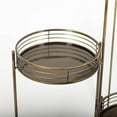 thumbnail image 3 of 3 Tier Connected Antique Bronze Color Metal Stand, 3 of 3