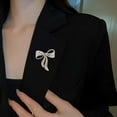 thumbnail image 4 of asddcavvf Bow Rhindiamonds Brooch Personality Fashion Suitable for All Occasions, 4 of 9