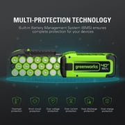 Greenworks 40V 8.0Ah Lithium-Ion Battery(Genuine Greenworks Battery)