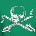 thumbnail image 3 of CafePress - Bass Clarinet Basset Horn Pirate Dark T Shirt - Men's Classic Graphic Cotton T-Shirt, 3 of 4