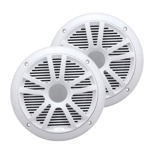 2 altavoces marinos resistentes al agua, prácticos, fáciles de instalar, con repuestos directos, durabilidad, premium y resistentes a intemperie.