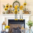 thumbnail image 4 of Molumo 2PCS Spring Honey Bumble Bee Gnomes, Sunflower Bee Decorations for Kitchen Shelf Home Tiered Tray Decor Summer Gnome Gifts for Women - Bee Decor Indoor, 4 of 7