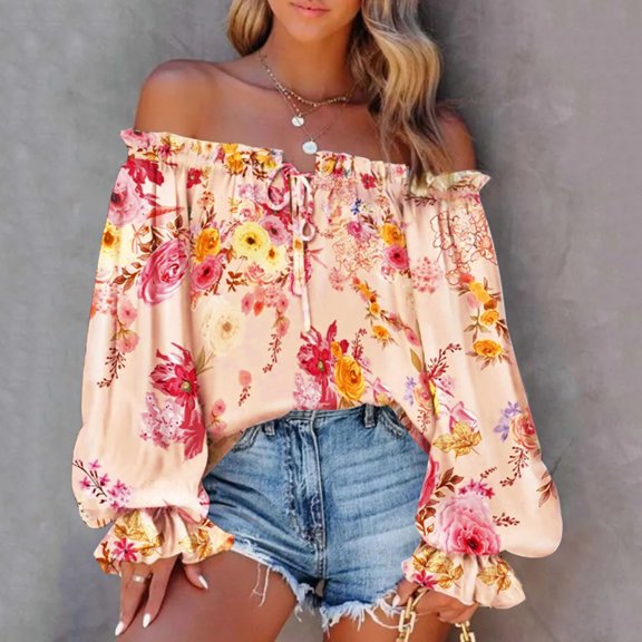 Aayomet Crop Tops Womens Crewneck Pullovers Color Block Long Sleeve Side Split Pockets Tunic Tops,Orange XXL